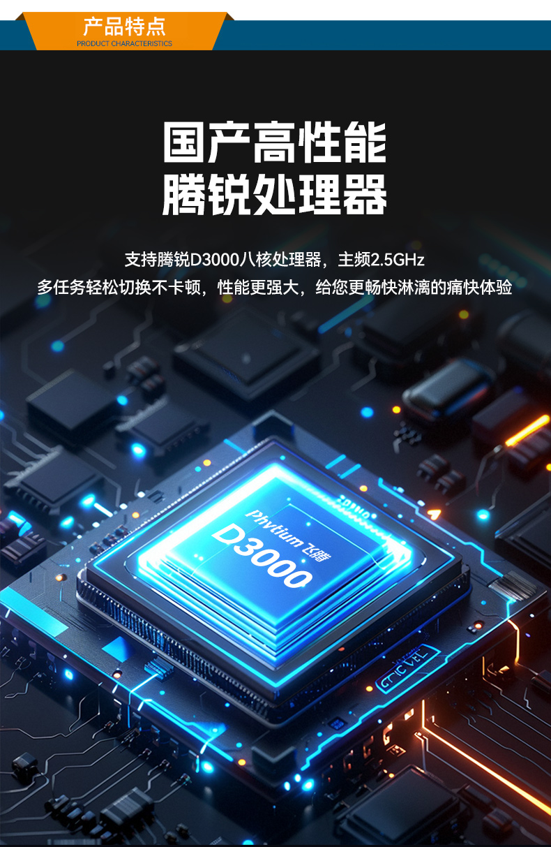 國產(chǎn)壁掛式工控機,騰銳D3000工業(yè)主機,DT-5206-BD3KMC.jpg