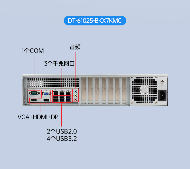 國產(chǎn)化2U工控機,兆芯KX-7000三顯輸出,智能交通邊緣計算主機,DT-61025-MKX7KMB.jpg