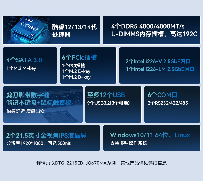 工業(yè)雙屏便攜機(jī),3個(gè)2.5G網(wǎng)口多擴(kuò)展加固本,DTG-2215ED-JQ670MA.jpg