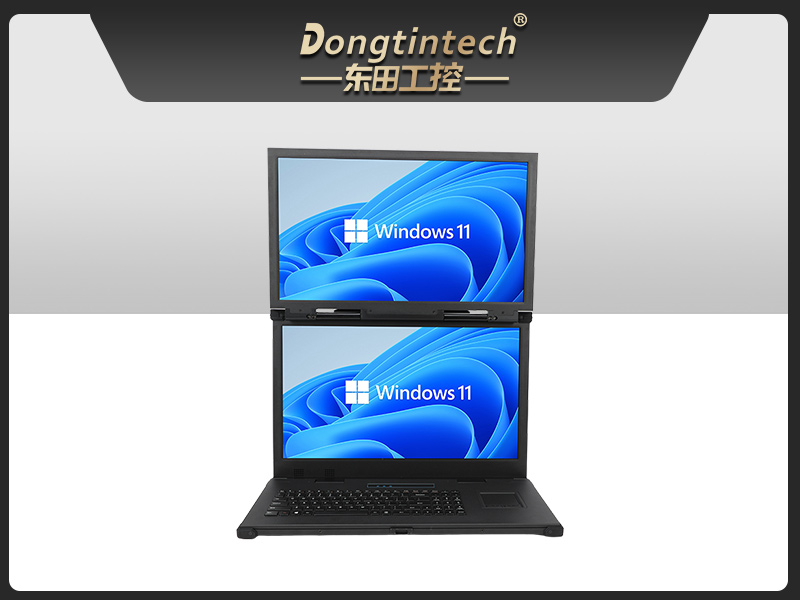 工業(yè)雙屏便攜機(jī),3個(gè)2.5G網(wǎng)口多擴(kuò)展加固本,DTG-2215ED-JQ670MA