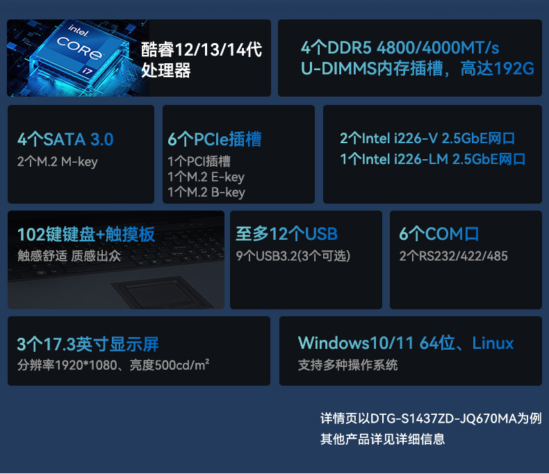 三屏便攜式工作站,3個2.5G網(wǎng)口多擴展加固機,DTG-S1437ZD-JQ670MA.jpg 三屏便攜式工作站,3個2.5G網(wǎng)口多擴展加固機,DTG-S1437ZD-JQ670MA.jpg